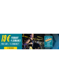 Prospectus Fitness park Mulhouse : 19€ pendant 4 semaines