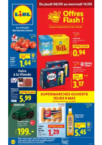 Prospectus Lidl CONDAT SUR VIENNE : Profitez d'une baisse de prix dans les supermarchés Lidl sur vos produits du quotidien !