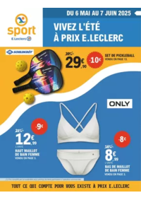 Prospectus Sport et Loisirs E.Leclerc Soustons : E.Leclerc Sports ETE