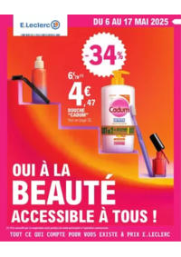 Prospectus E.Leclerc LA CHAPELLE EN SERVAL : BEAUTE PRINTEMPS