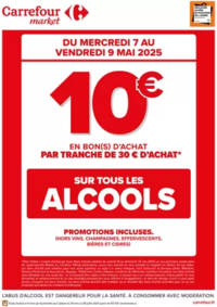 Prospectus Carrefour Market QUESNOY SUR DEULE : OPERATION BONS D’ACHAT SUR LES ALCOOLS
