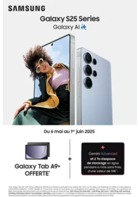 Prospectus MDA GAP : Galaxy Tab A9+ offerte