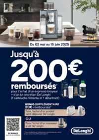 Prospectus Connexion VOIRON : Delonghi Jusqu'à 200€ remboursés