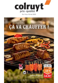 Prospectus Colruyt GRANDVILLARS : Allumez le feu, ça va chauffer !