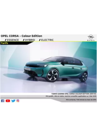 Prospectus Distributeur OPEL GARAGE MOUNIER SARL MONTBRISON : Opel Corsa