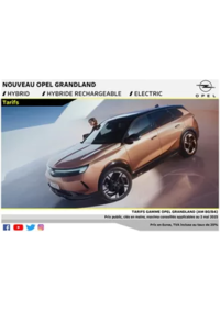 Prospectus Distributeur OPEL SAVAUTO SA CHAMBERY : Opel Nouveau Grandland