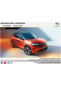 Prospectus opel : Opel Nouveau Frontera