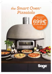 Prospectus BeDigital Castanet-Tolosan : SAGE PROMO SMART OVEN PIZZAIOLO