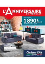 Prospectus Château d´Ax : L'ANNIVERSAIRE DU FABRICANT