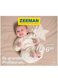 Prospectus Zeeman Villefranche-Sur-Sao : Ils grandissent vite. Profitez-en