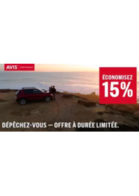 Prospectus AVIS - Champigny sur Marne - Ville : Les membres du programme de fidélité GRATUIT économisent 15 % sur les locations en Europe réservées 