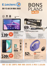 Prospectus E.Leclerc CONFLANS EN JARNISY : BONS PLANS MAI- Fête des Mères