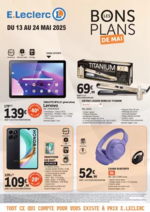 Prospectus E.Leclerc : BONS PLANS MAI- Fête des Mères