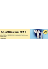 Prospectus Galeries Lafayette Nantes : -25% dès 119€ avec le code MAMA119