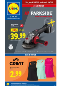 Prospectus Lidl SAINT BRES : Sélection mode et bricolage : n'attendez plus pour profiter des bonnes affaires Lidl !