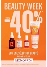 Prospectus Monoprix NEVERS : Beauty Week