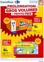 Prospectus Carrefour : LES GROS VOLUMES = LES PETITS PRIX A SAISIR
