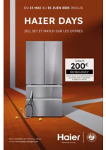 Prospectus Copra : Haier vous rembourse jusqu'à 200€