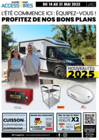 Prospectus Narbonne Accessoires CHAMPNIERS : Catalogue promotionnel camping-car