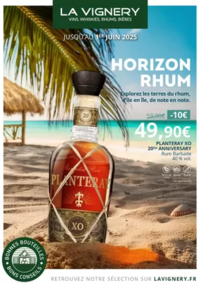 Prospectus LA VIGNERY Corbeil : Horizon Rhum