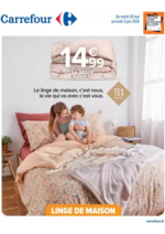 Prospectus Carrefour : LINGE DE MAISON
