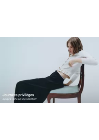 Prospectus Claudie Pierlot PARIS 29 Juillet : JOURNÉES PRIVILÈGES JUSQU'À -40% SUR UNE SÉLECTION