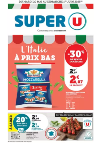 Prospectus Super U COLMAR : Spécial Italie