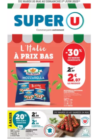 Prospectus Super U INGWILLER : Spécial Italie