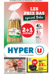 Prospectus Hyper U PONTARLIER : Spécial Italie