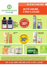Prospectus Parapharmacie E.Leclerc OUTREAU : Prospectus Juin