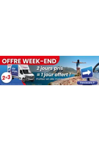 Prospectus France Cars Le Haillan : 2 jours pris = 2 jour offert !