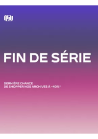 Prospectus Minelli Aulnay-sous-Bois : Fin de série
