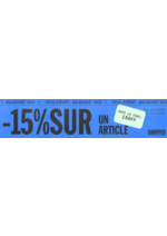 Prospectus Urban Outfitters : -15% sur une article
