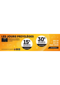 Prospectus Sport 2000 COUTRAS : Jusqu’à 30€ offerts rien que pour nos clients fidèles !