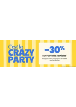 Promos et remises  : C'est la CRAZY PARTY