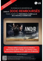 Promos et remises  : LG TV QNED EVO AI