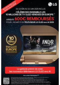 Prospectus BeDigital Lyon : LG TV EVO AI 2025
