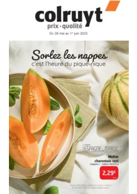 Prospectus Colruyt BAS-EN-BASSET : Sortez les nappes, c’est l’heure du pique-nique.