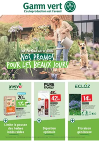 Prospectus Gamm vert LE LOROUX BOTTEREAU : NOS PROMOS POUR LES BEAUX JOURS