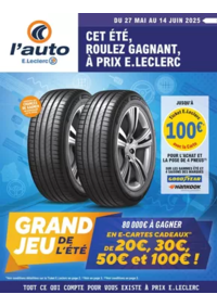 Prospectus L'auto E.Leclerc AUCH : OP8 - GRAND JEU DE LETE