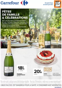 Prospectus Carrefour CLAIRA : FETES DE FAMILLE ET CEREMONIES : DECOUVREZ NOS OFFRES