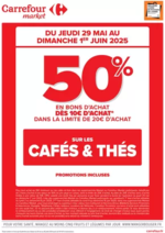 Prospectus Carrefour city : OPERATION BON D’ACHAT SUR CAFES & THES