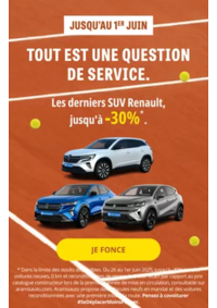 Prospectus Aramis Saint-Germain-en-Laye : Les derniers SUV Renault, jusqu'à -30%