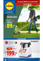 Prospectus  : Retrouvez notre nouvelle collection mode et outils de jardinage ce jeudi 29 mai chez Lidl
