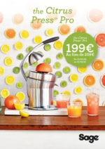 Prospectus BeDigital : SAGE PROMO CITRUS PRESS PRO