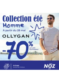 Prospectus Noz Sablé sur Sarthe : Arrivage exceptionnel OLLYGAN -70%