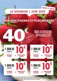 Prospectus E.Leclerc HAZEBROUCK : Bons dachat 1 juin