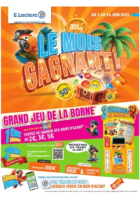 Prospectus E.Leclerc ISSOUDUN : LE MOIS GAGNANT 3 (EX DM11)