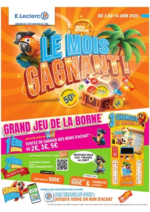 Prospectus E.Leclerc : LE MOIS GAGNANT 3 (EX DM11)