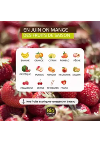 Prospectus Biomonde Landivisiau : Juin fruits & legumes